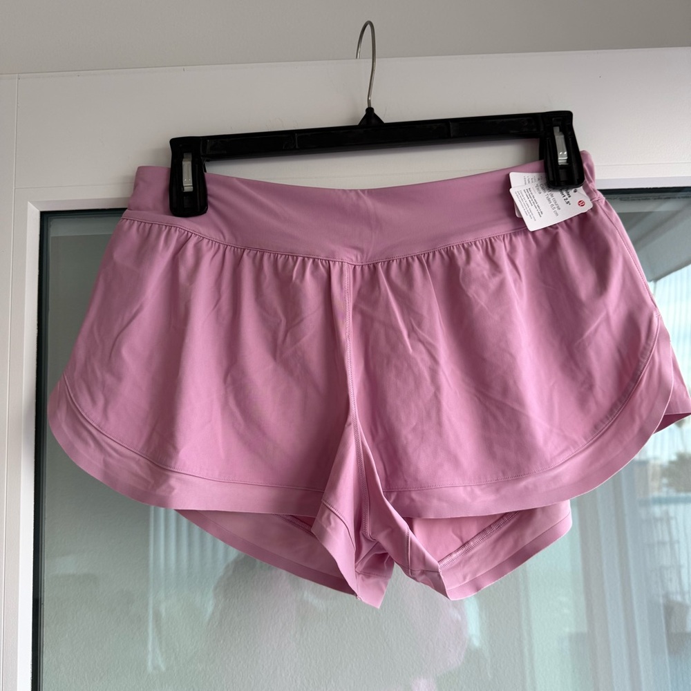 Lululemon calm Tides shorts, pink, size 10 NWT